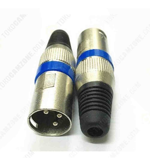 Jack Male XLR - Connector Mic - Besi